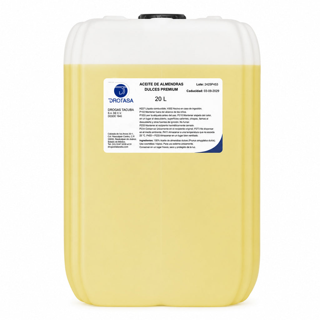 Aceite de Almendras Dulces Premium USP, 20L