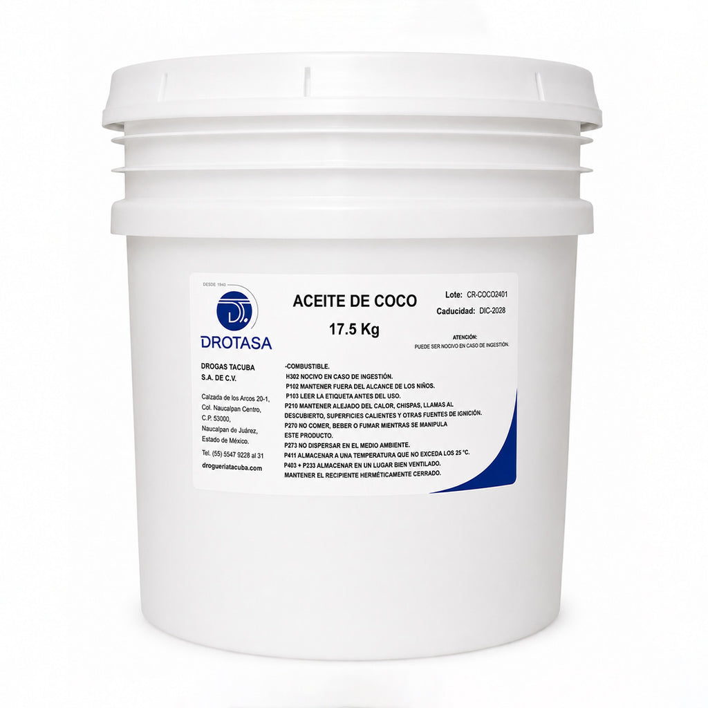 Aceite de Coco RBD (Refinado, Blanqueado y Deodorizado)