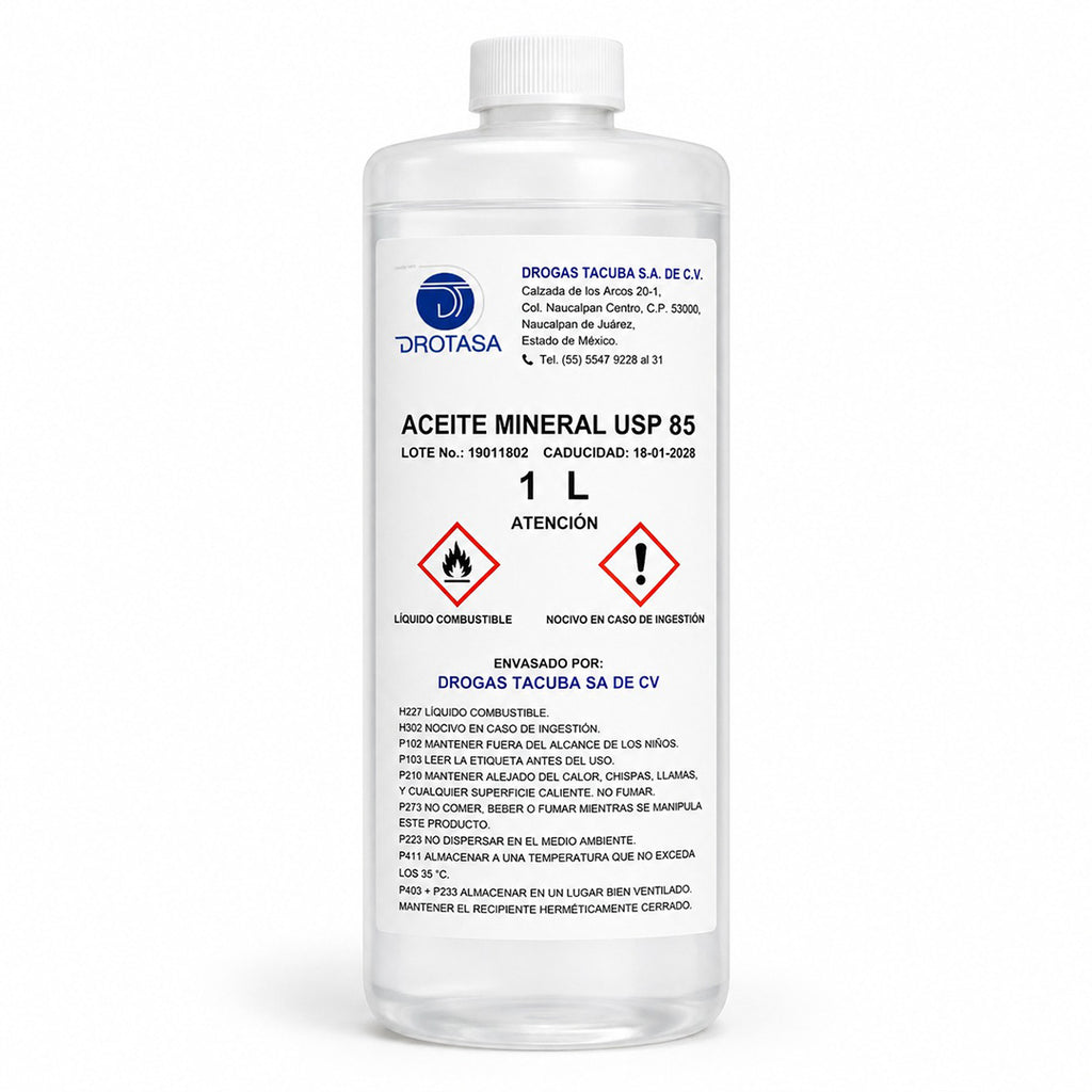 Aceite Mineral (Vaselina Liquida) USP 85
