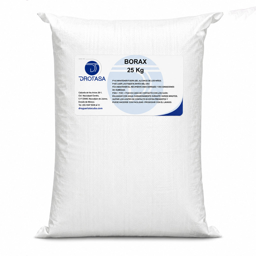 Bórax Decahidratado 25 Kg