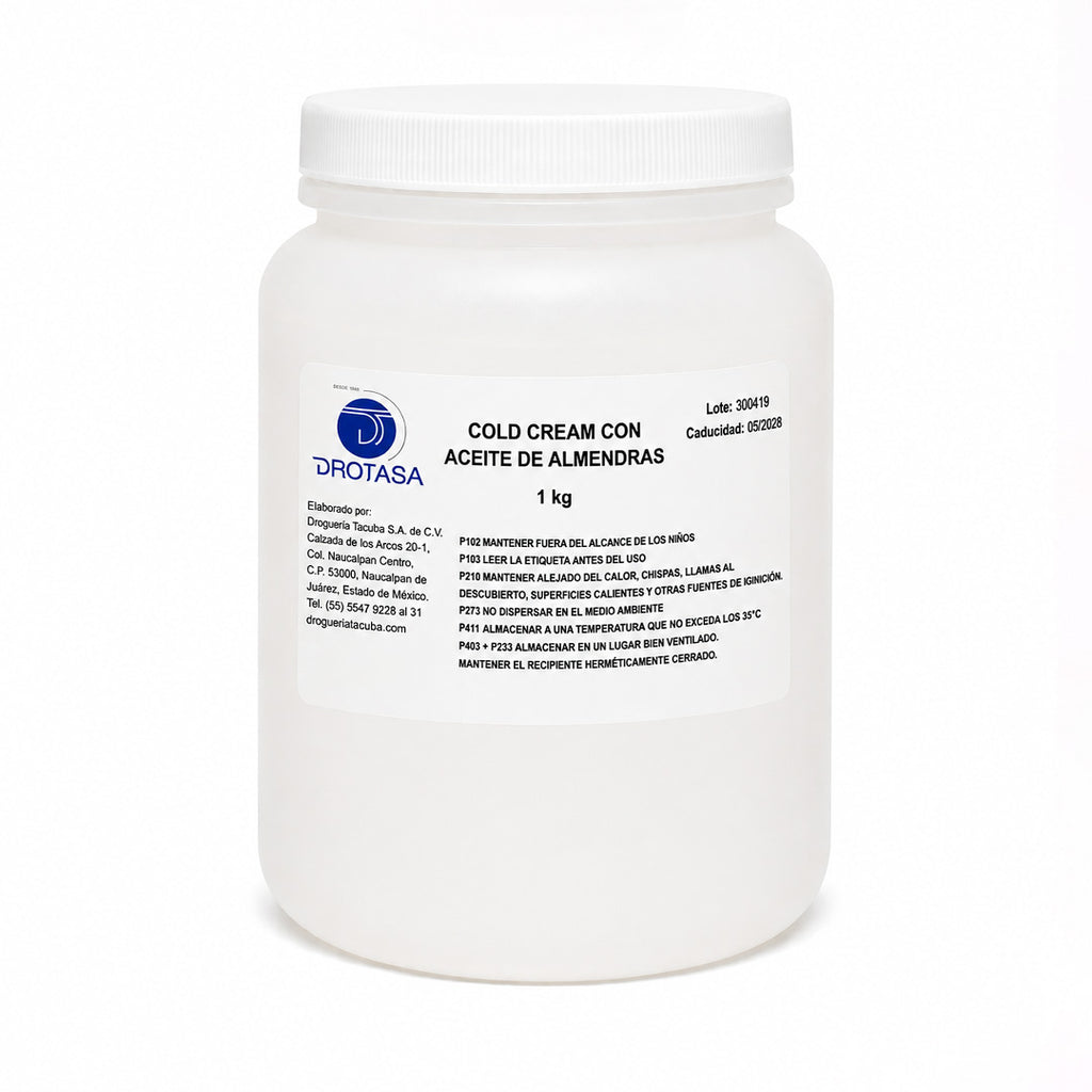 Cold Cream Aceite de Almendras Dulce