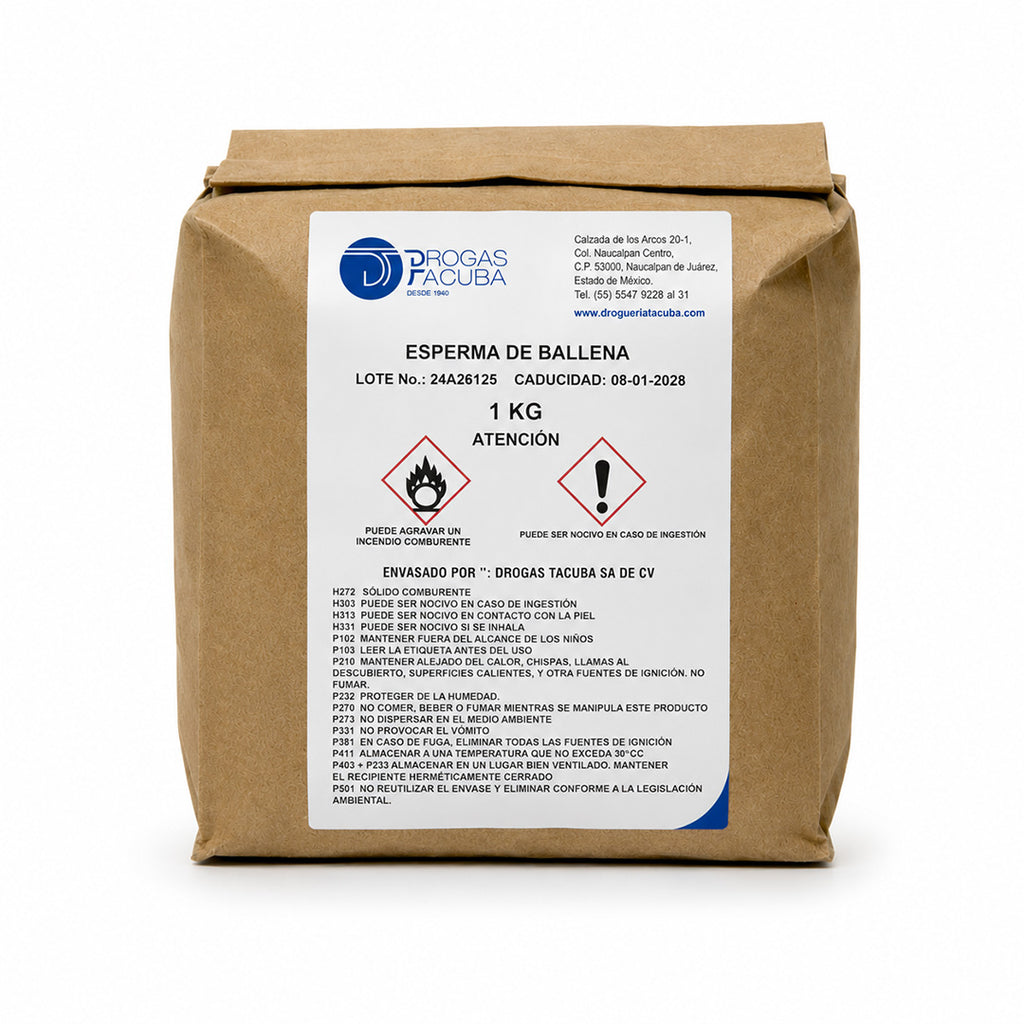 Esperma de ballena, 1 kg