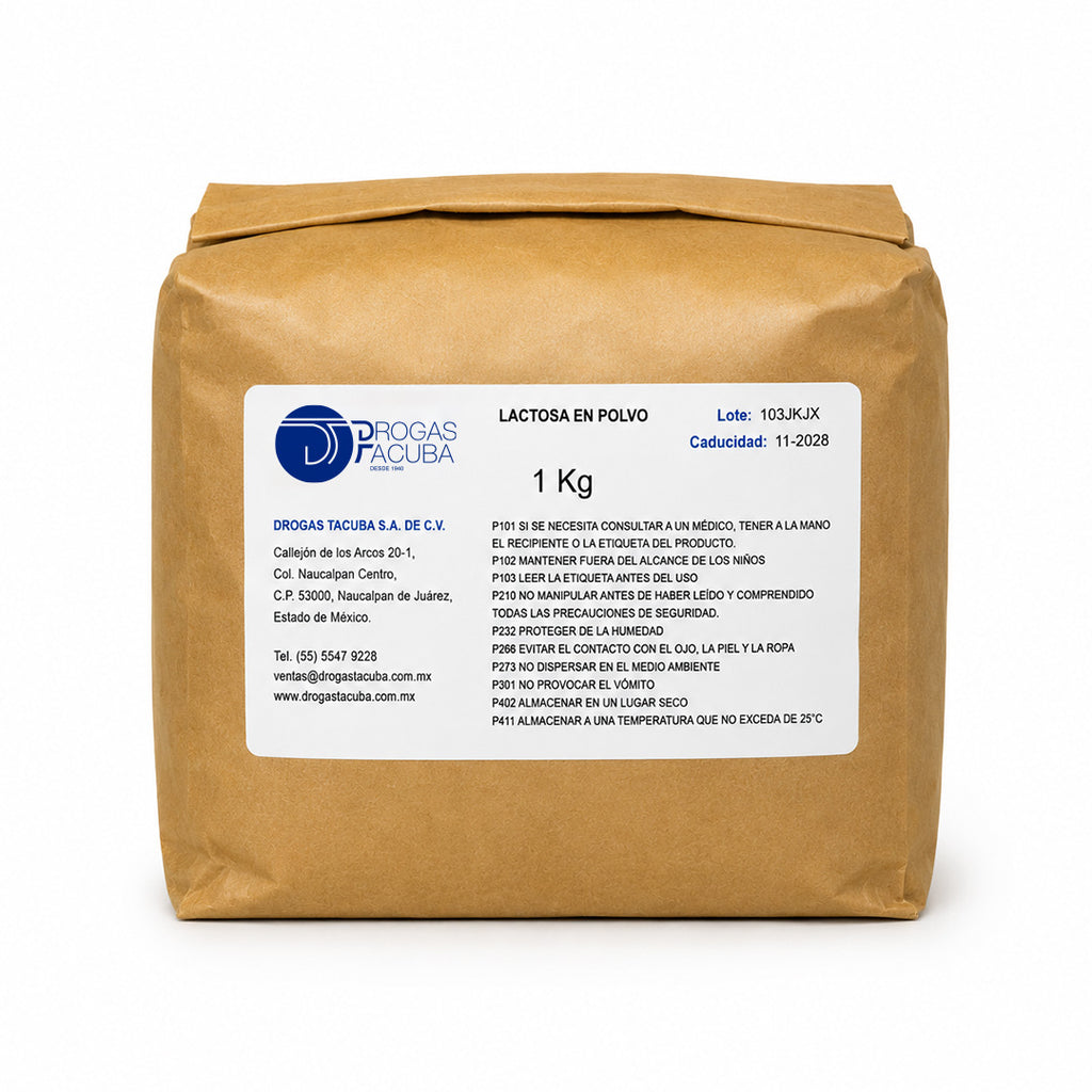 Lactosa en polvo, 1 Kg