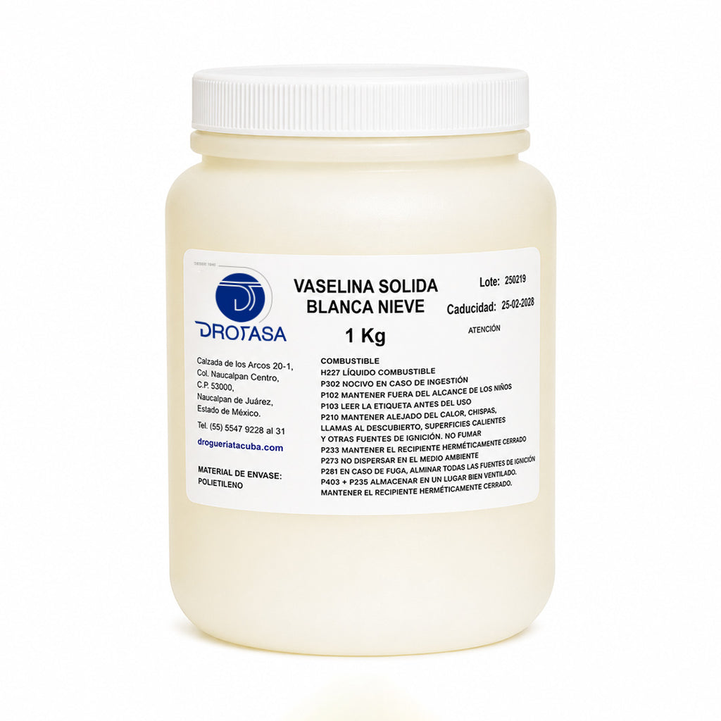 Vaselina Solida Blanca Nieve