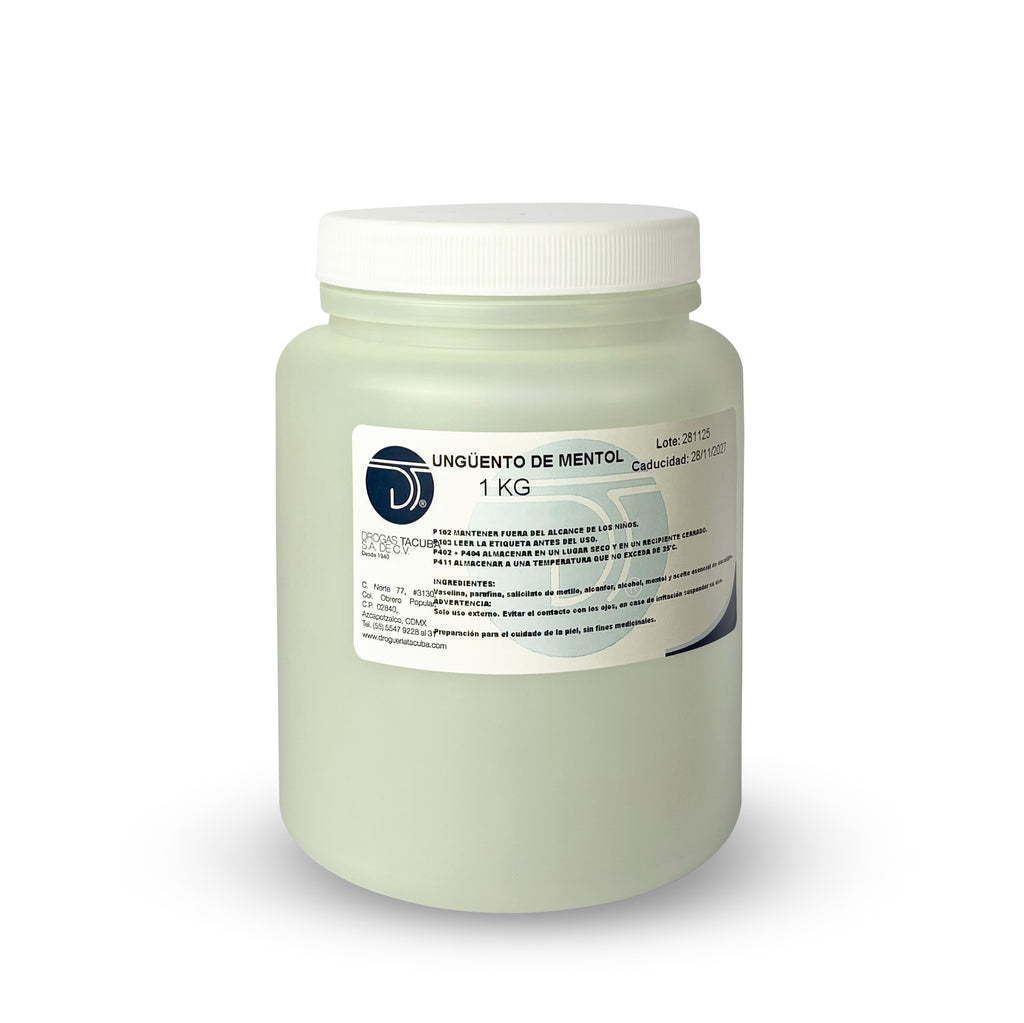 Ungüento de Mentol, 1kg