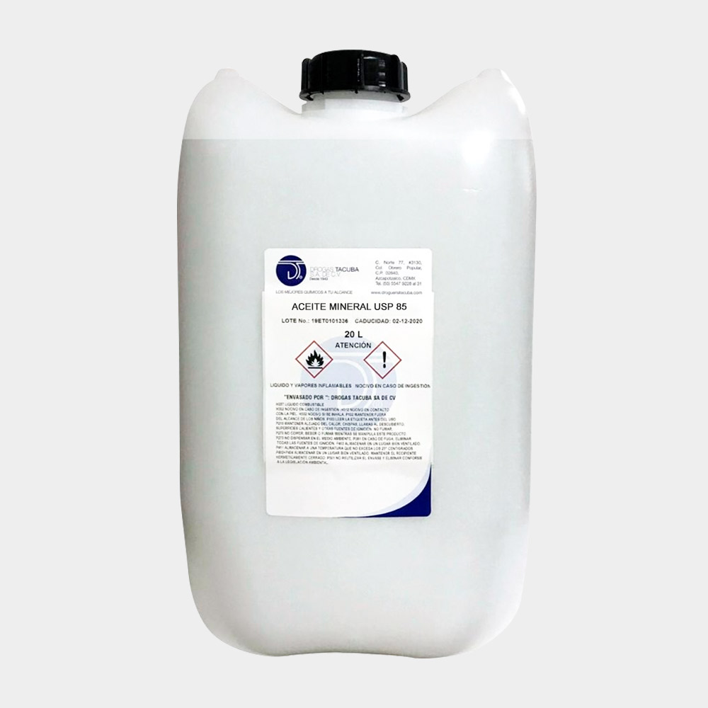 Aceite Mineral 85 Nf Vaselina Liquida Usp 1 Litro
